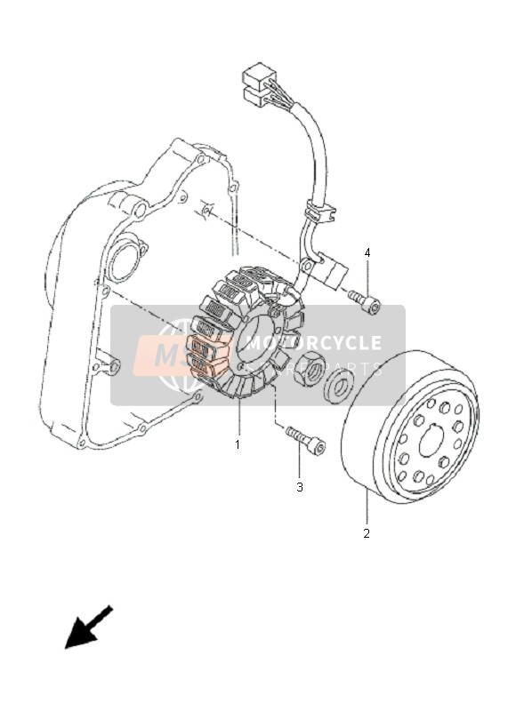 Yamaha VP300 VERSITY 2005 Generator for a 2005 Yamaha VP300 VERSITY